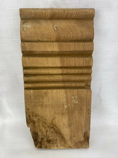 Antique Plinth Blocks Door Trim Molding Block Architectural Salvage Vintage #4