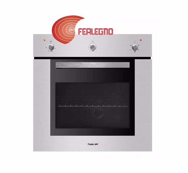 Forno Ventilato Incasso 60Cm Inox Classe A 5Funzioni Di Cottura 07102042 Foster