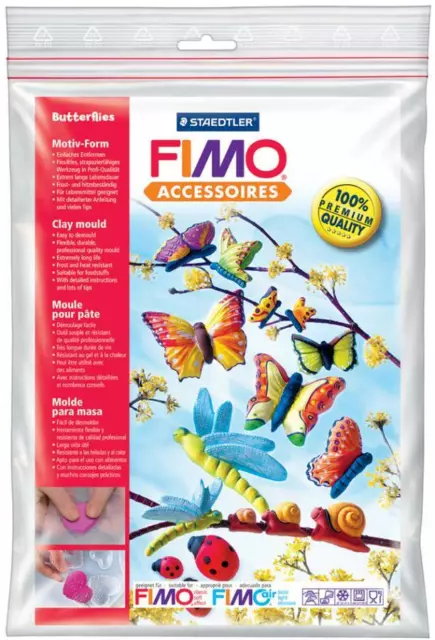 FIMO Motiv-Form Schmetterlinge, 9 Motive