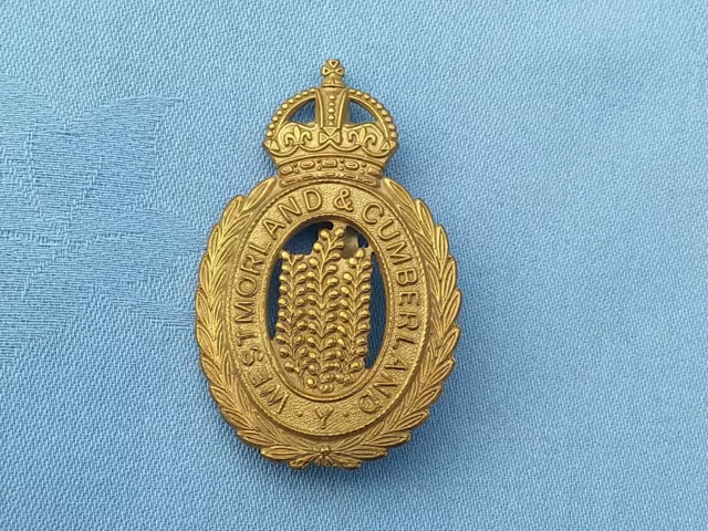 The Westmorland&Cumberland Yeomanry cap badge.