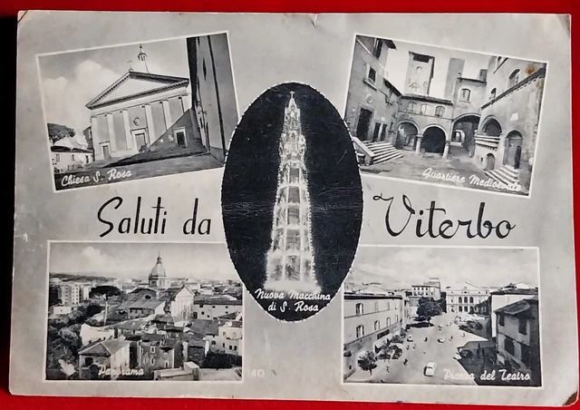 Cartolina Saluti Da Viterbo