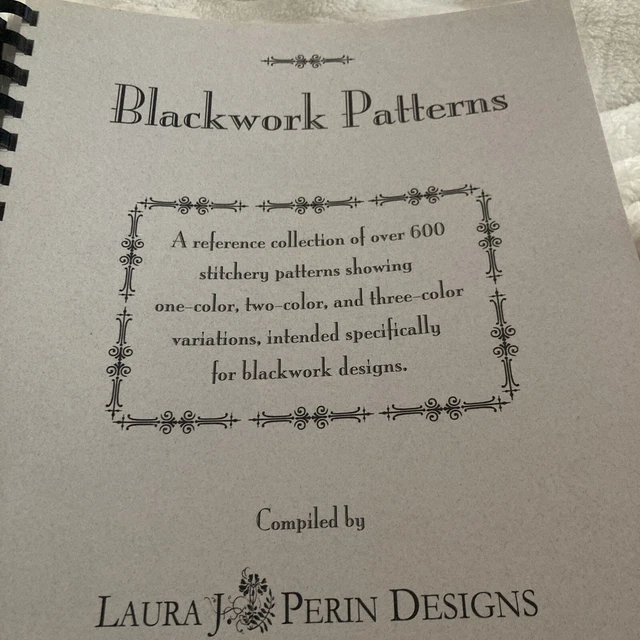 Blackwork patrones laura j perin designs 600 patrones de costura libro