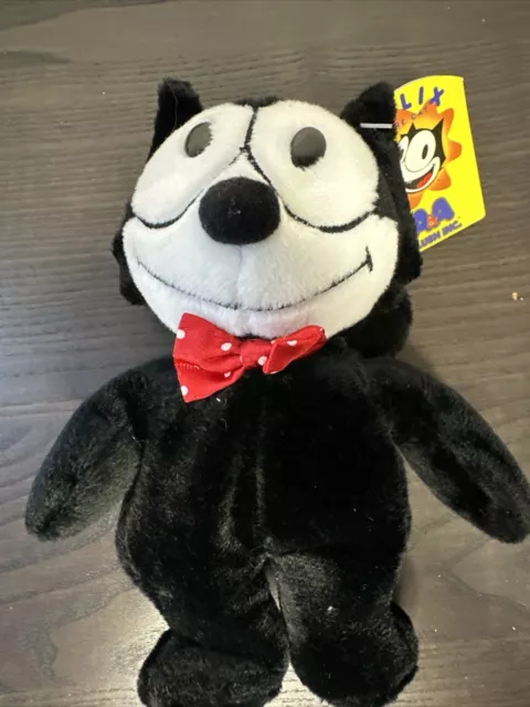 FELIX THE CAT 18” Plush Stuffed Animal Vtg 1996 A&A Plush Inc.