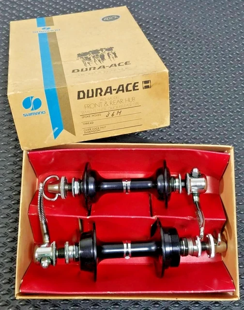 Jeu de moyeux de voie avant et arrière Shimano Dura-Ace HB-7600 36H