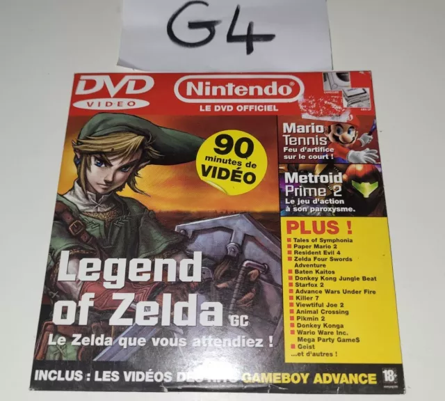 DVD - Nintendo DVD Officiel - 90mn Legend Of Zelda - Bon État