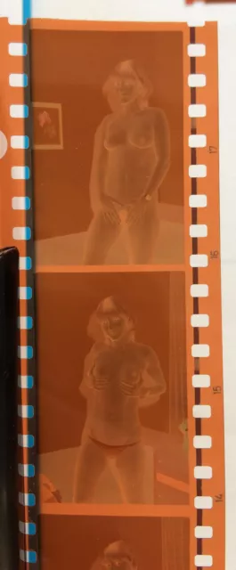 Aktfoto Negativstreifen 4 Negative 70/80er Jahre Nude