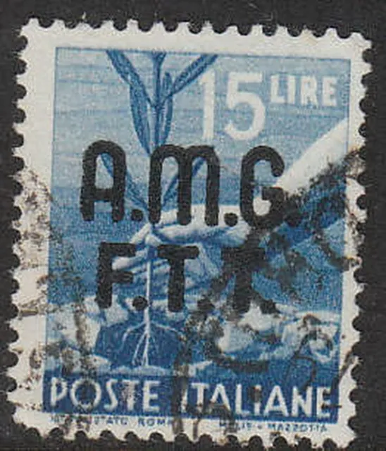Stamp Italy Trieste SC 010 Allied Military Government Free Territory AMGFTT Used