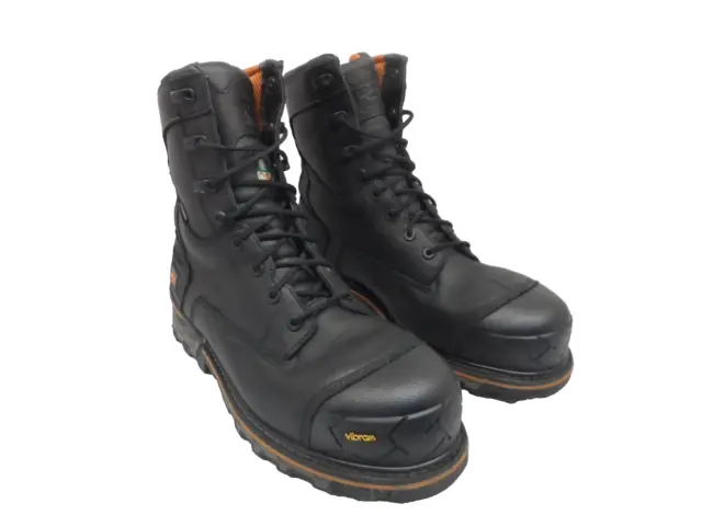 Timberland PRO Men's 8" Boondock Waterproof Work Boots Black 89645 Size 14W