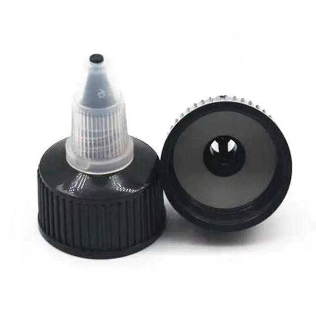 Loch 0.115 Rifice Schwarze & natürliche Twist-Kappen