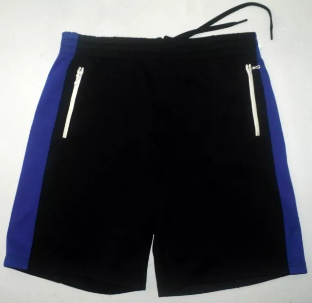 NWOT Men's XL 38 40  Rag & Bone Poly Black w Blue Stripe Athletic Shorts