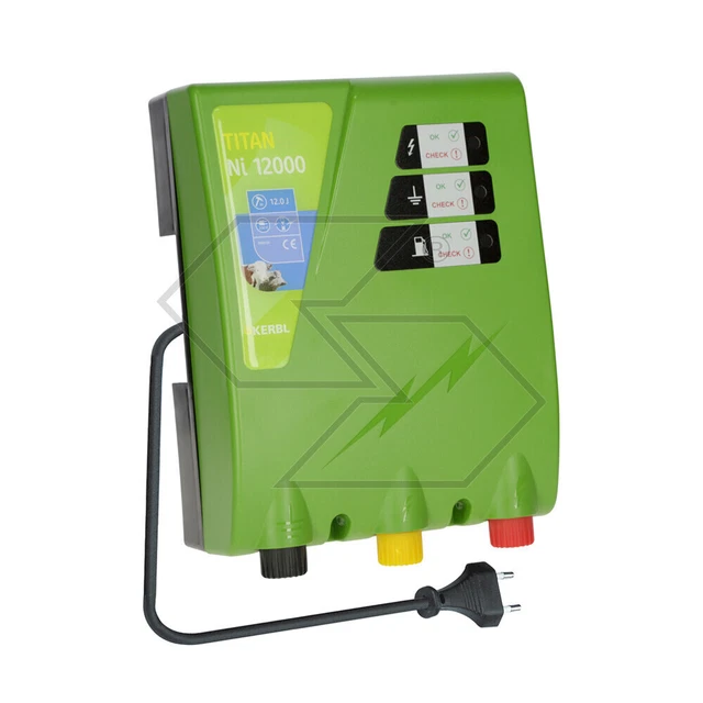 Energizer De Clôture électrique étanche - 10 Km De Portée, 2J, 3 Alimentations (secteur, Batterie, Solaire) - Pour Ferme, Jardin, Animaux