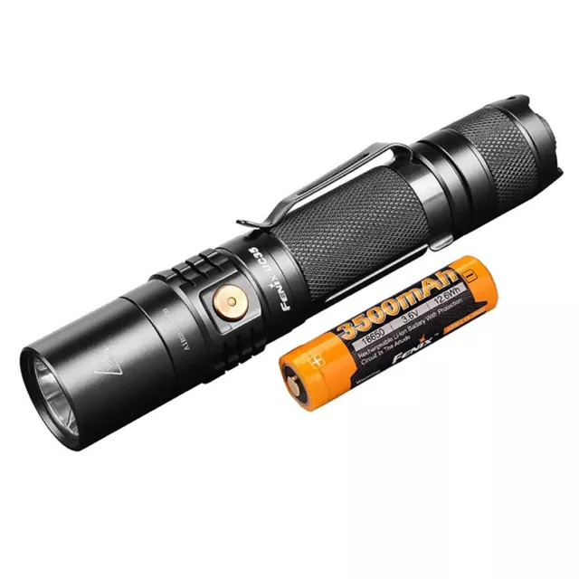 Fenix UC35 V2.0 1000 Lumens Rechargeable Tactical Handheld LED Flashlight