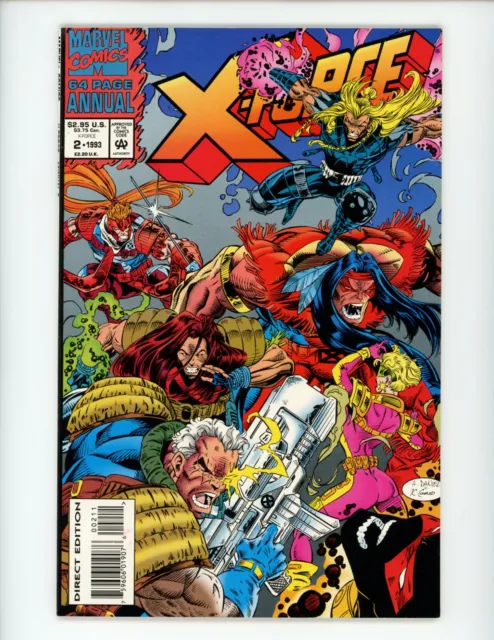 X-Force Annual #2 Comic Book 1993 VF Fabian Nicieza Kevin Conrad Marvel