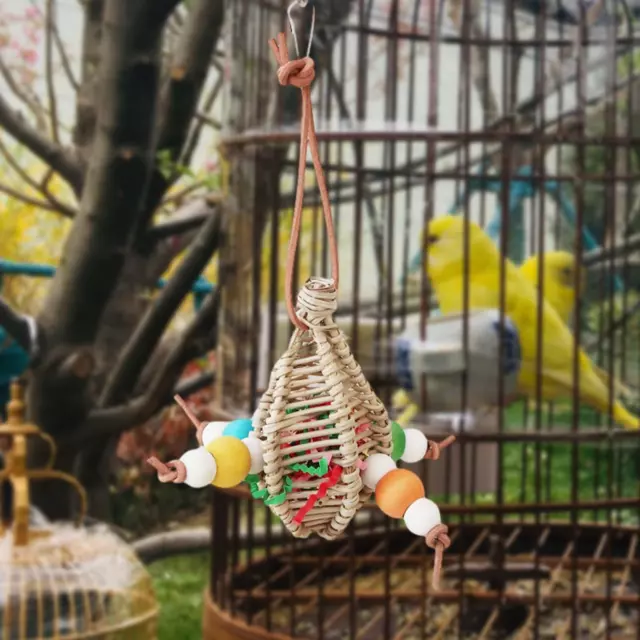 Cage à jouets à mâcher pour perroquets et oiseaux, accessoire, équipement de