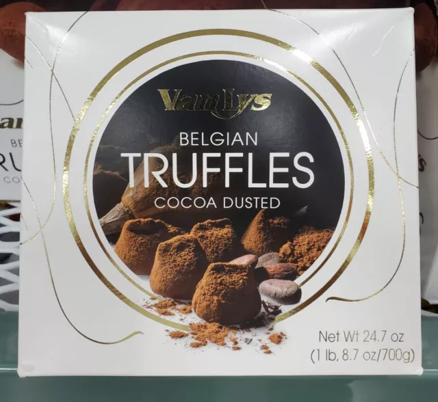 Vanlys Belgian Truffles Cocoa Dusted 24.7 Ounce FREE SHIPPING !