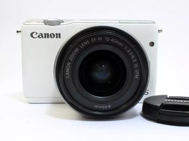 Canon EOS M10 18MP sin Espejo Digital Cámara Con 15-45mm Stm Lente Japón F / S