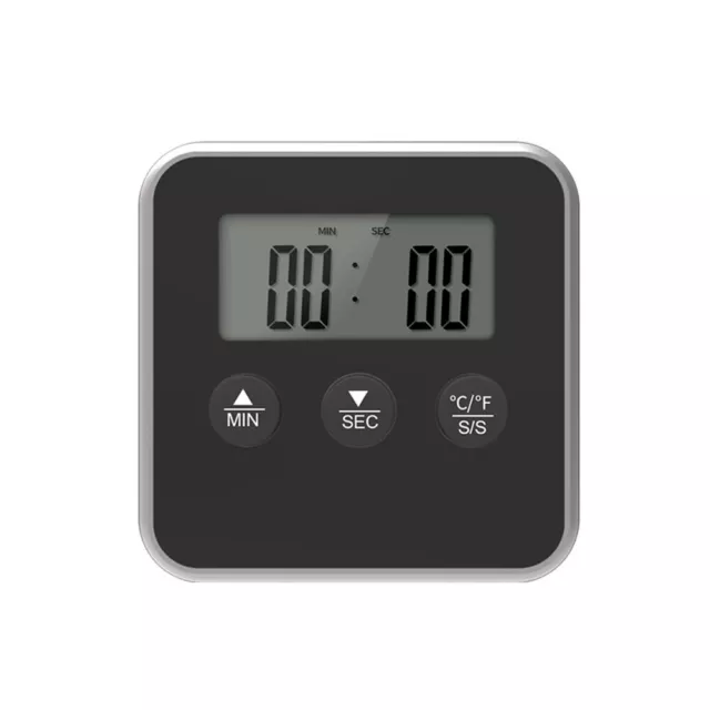 Digitales Koch Lebensmitteltemperaturmessgerät Grillfleischsensor mit Sonde Ther