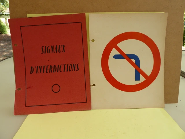 ANCIENNE FICHE SCOLAIRE Du Code De La Route EUR 2,00 - PicClick FR