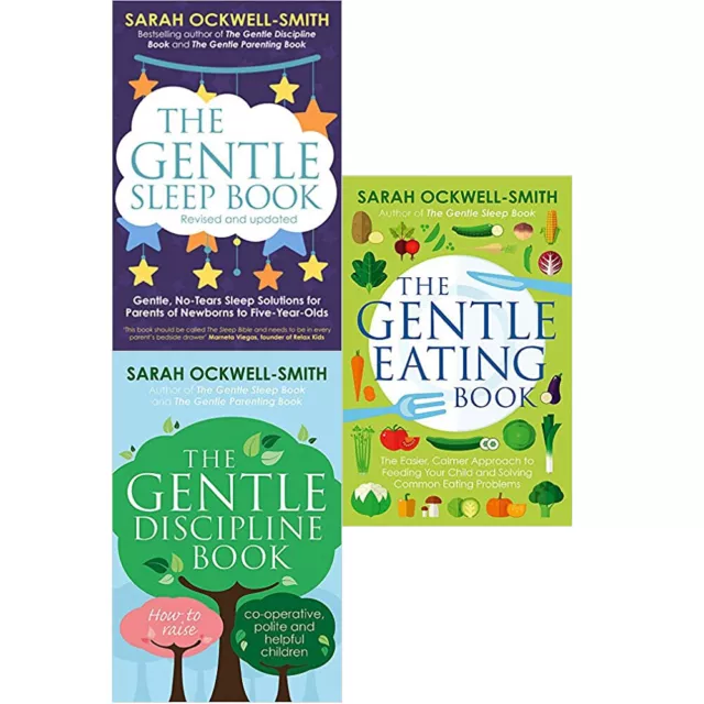 Sarah Ockwell-Smith 3 Book Collection Set The Gentle Series (Eating,Sleep )
