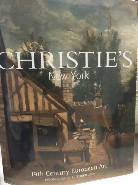 Christie’s October 27, 2004 19th Century European Art New York