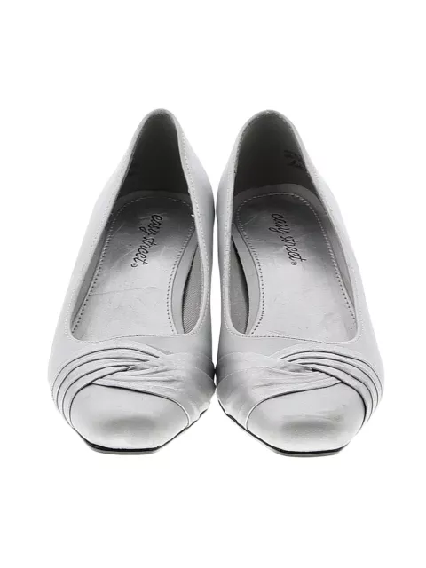 EASY STREET WOMEN Silver Heels 7.5 $31.74 - PicClick