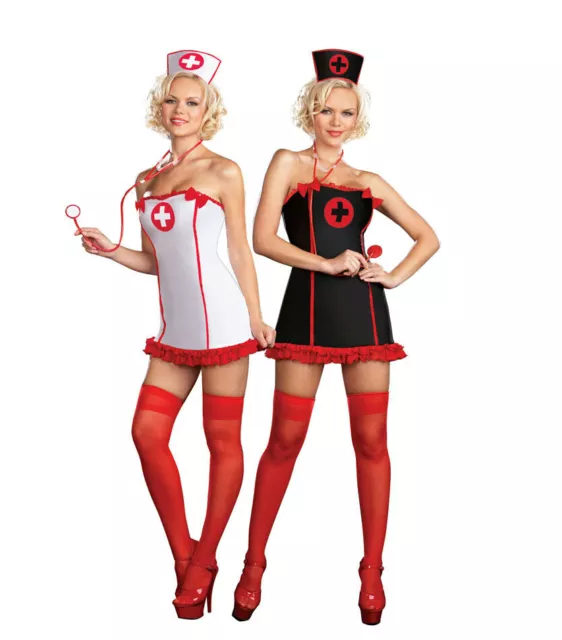 Women's Nurse Jacqueline Hyde Reversible Sexy Adult Costume XL