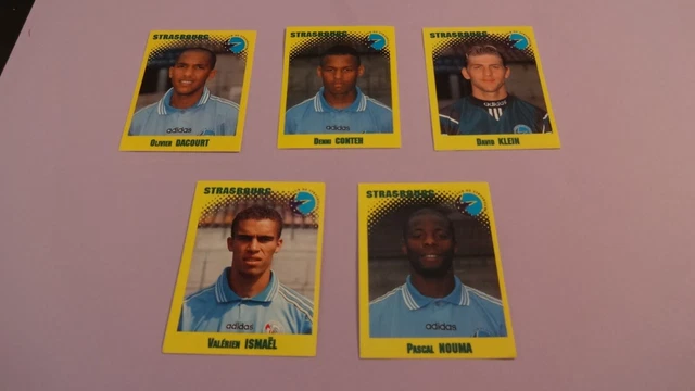 Lot De 6 Cartes Vintage Équipe De France Coupe Du Monde 98 – Collection Foot Original