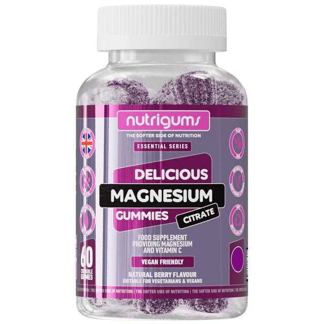 MAGNESIUM CITRATE 1250MG & Vitamin C Gummy | High Strength | 150mg Of - View #4