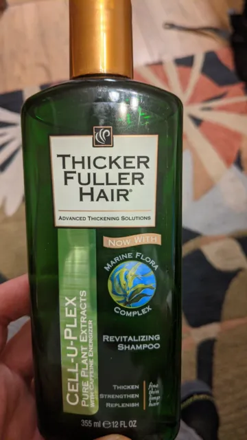 Thicker Fuller Hair Cell-U-Plex Revitalizing Shampoo 12oz