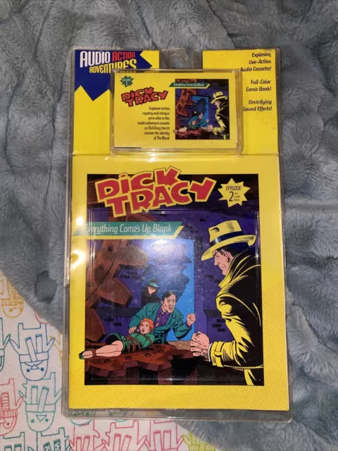 Dick Tracy Episode 2 "Everything Come up Blank" AUDIO CASSETTE & BOOK 1990