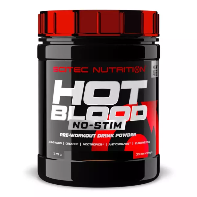 HOT BLOOD NO-STIM Scitec Nutrition 375g Orange Juice