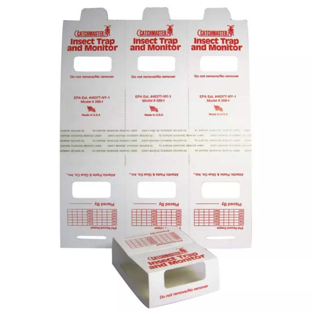Catchmaster 288i Spider & Insect Control  Non Toxic Sticky Glue Traps ~ 72 Traps