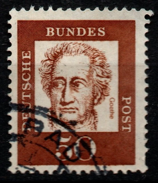 BRD 1961, Michel 356y - Bedeutende Deutsche, 50 Pfg.., gestempelt