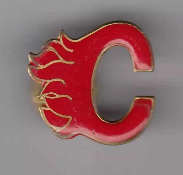 Eishockey Pin Emblem   Calgary Flames Del Nhl   190