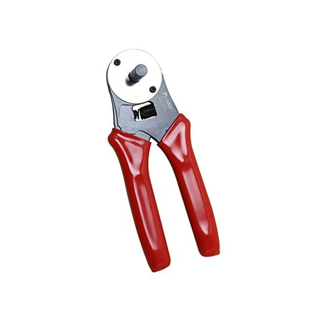 Pro'sKit CP-463 4-Indent, AWG 12-20 Closed Barrel Contact, Crimper, Red