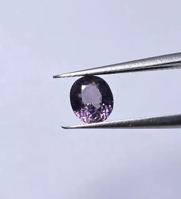 1.01 Cts Blue/Violet Spinel, 6.3 X 5.5 X 3.8 Mm Vs From Burma, Natural Unheated