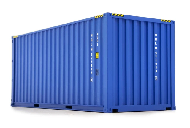 MARGE MODELS - Shipping container blue color 20 feet - 1/32 - MAR2323 ...