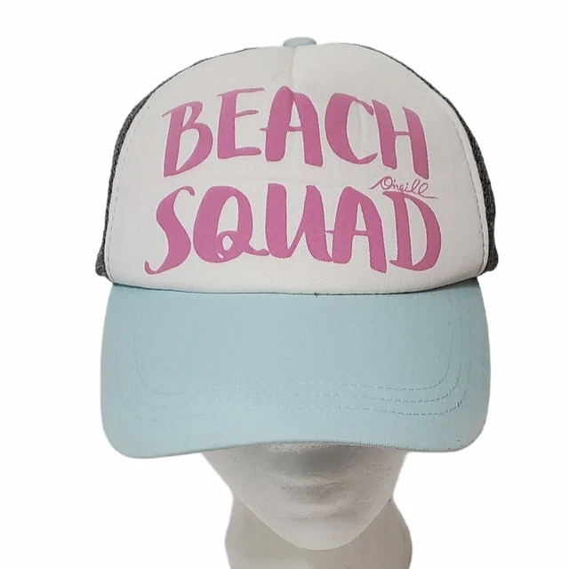 O'Neill Beach Squad Hat Snapback Cap Trucker Mesh Foam Unisex Surf Sun Shade VTG