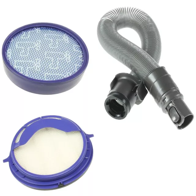 Vacuum Stretch Hose Pre Post Motor HEPA Filter Kit For Dyson DC25i DC25 Animal