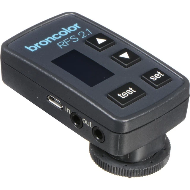 Broncolor Remote Control RFS 2.1 Transmitter, 40 Frequency Channels #B-36.133.00
