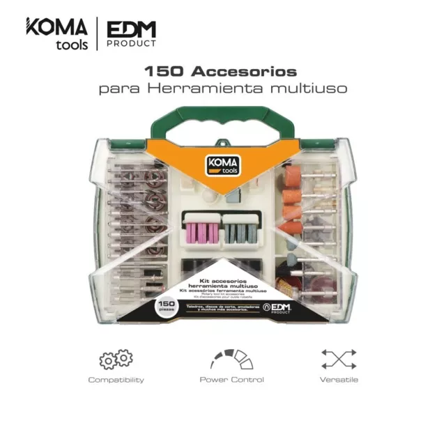 Kit Di Accessori Punte Per Mini Trapano Smerigliatrice Tipo Dremel 150 Pezzi