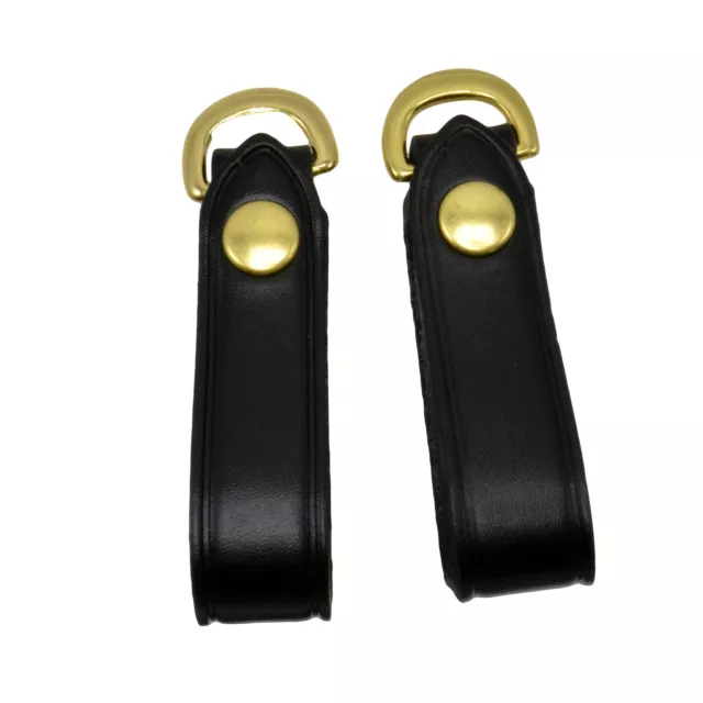 Jay-Pee Slide on "D" Rings Shoulder Strap Anchor Brass Dees Sam Browne Belt