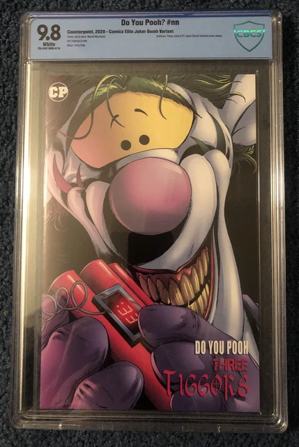 Do You Pooh? LE Three Tiggors Mychaels Comics Elite Fish Joker Variant CBCS 9.8