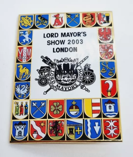 Pin Badge Lord Mayors Show London 2003 Large