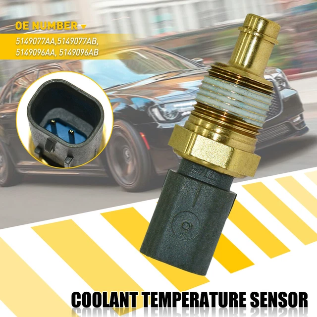 thumbnail image 2 of ISUMO Coolant Temperature Sensor Connector - OE Spec, Fits Chrysler Dodge Jeep RAM, EC1208 2 of 6