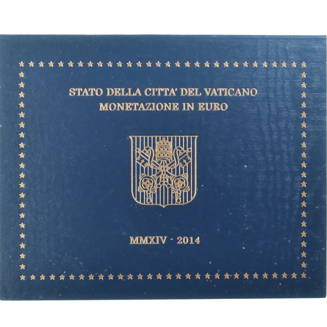[#1149860] Vatican, 1 Cent to 2 Euro, 2014, BU, MS
