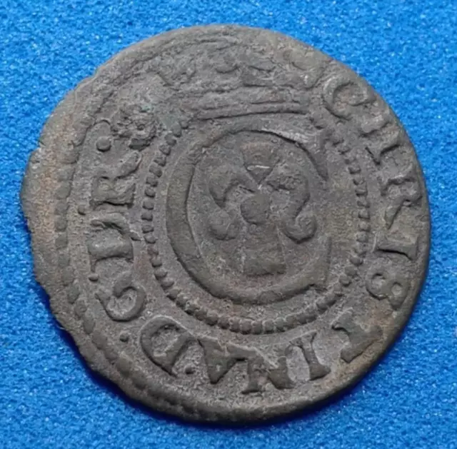 1 Solidus - Christina  1644 Swedish Livonia.