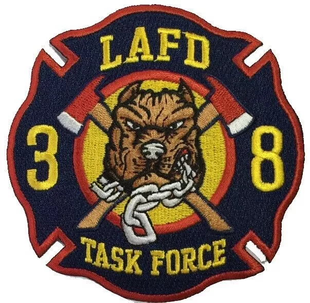 LAFD  38 Task Force Bulldog NEW Fire Patch !