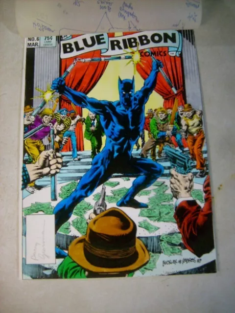 Blue Ribbon #6 Original Cover Color Guide Art Buckler Nebres
