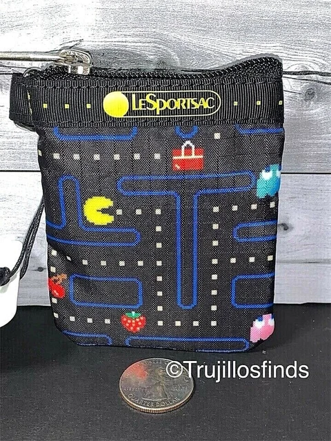LESPORTSAC X PAC-MAN Small Change Purse1974 Warp Maze Mini